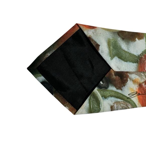 Ralph Marlin Pizza 1998 Food Vintage Novelty Necktie 100% Polyester - Picture 6 of 7